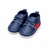 Soft Sole Baby Shoes – Navy Blue Edition