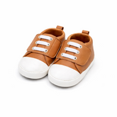 Cute Little Steps, Big Comfort - White & Brown