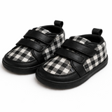 Classic Checkered Baby Shoes – Trendy & Comfortable