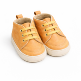 Classic Mustard Baby Shoes – Lace Style