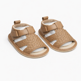 Tiny Weave Comfort Walkers - Brown