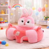 RABBIT FLOOR SEAT - PINK