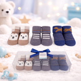 Baby 3-Pcs Booties Gift Set