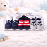Baby 3-Pcs Booties Gift Set