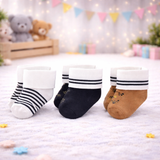 Infant Pack Of 3 Baby Socks - 0 TO 12 MONTH