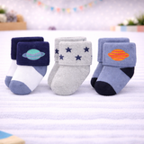 Infant Pack Of 3 Baby Socks - 0 TO 12 MONTH