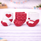Infant Pack Of 3 Baby Socks - 0 TO 12 MONTH