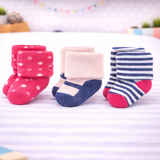 Infant Pack Of 3 Baby Socks - 0 TO 12 MONTH