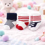 Infant Pack Of 3 Baby Socks - 0 TO 12 MONTH