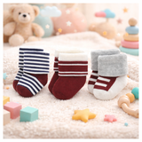 Infant Pack Of 3 Baby Socks - 0 TO 12 MONTH