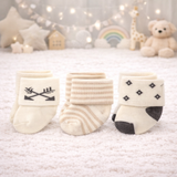 Infant Pack Of 3 Baby Socks - 0 TO 12 MONTH