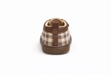 Brown Checkered Baby Shoes – Classic Look