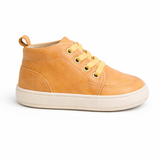 Classic Mustard Baby Shoes – Lace Style