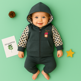 Cheeky Monkey Polka Hoodie