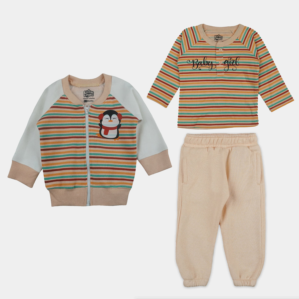 Cheerful Penguin Winter Set