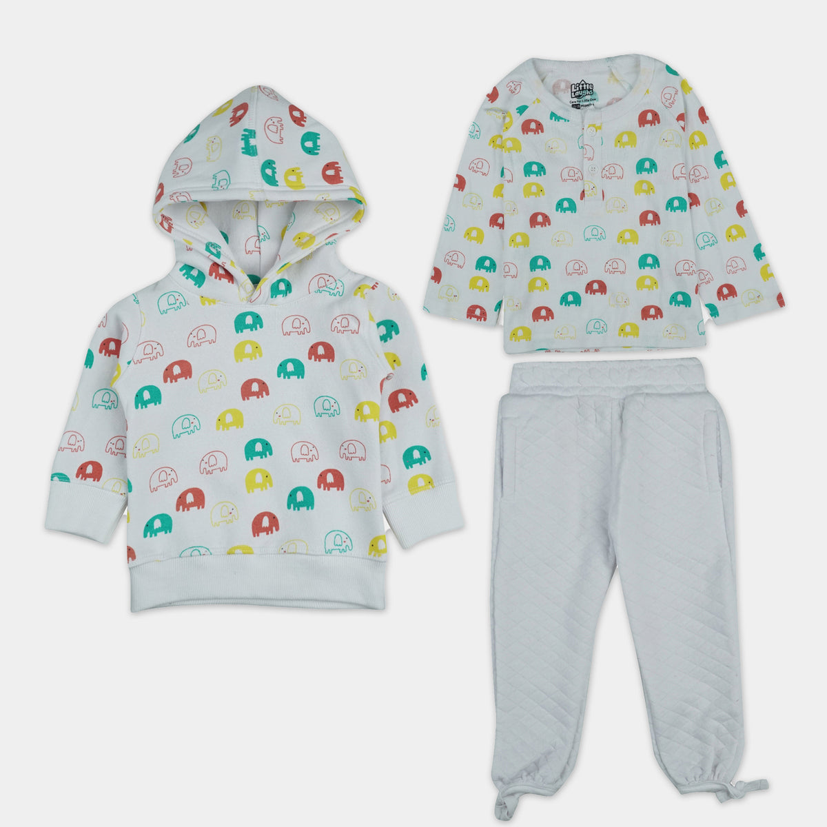 Playful Elephant Winter Set