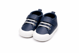 Kids Navy Blue Velcro Sneakers