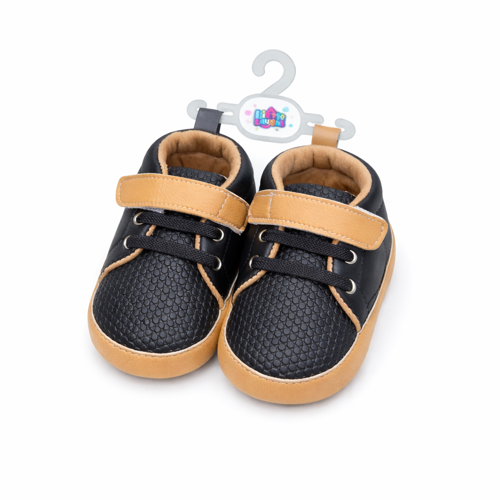 Perfect First Shoes for Your Little One - Black & Tan