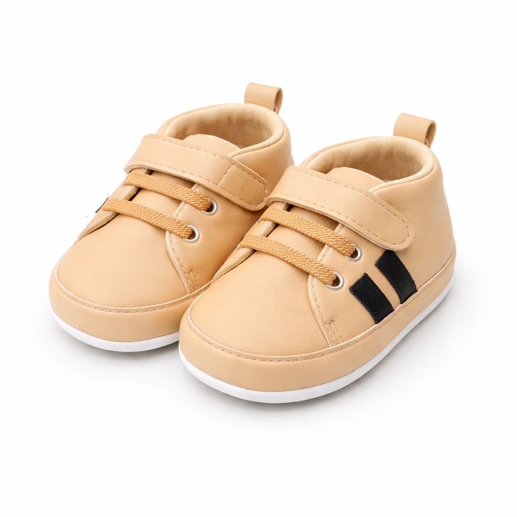 Soft Sole Baby Shoes – Beige Edition