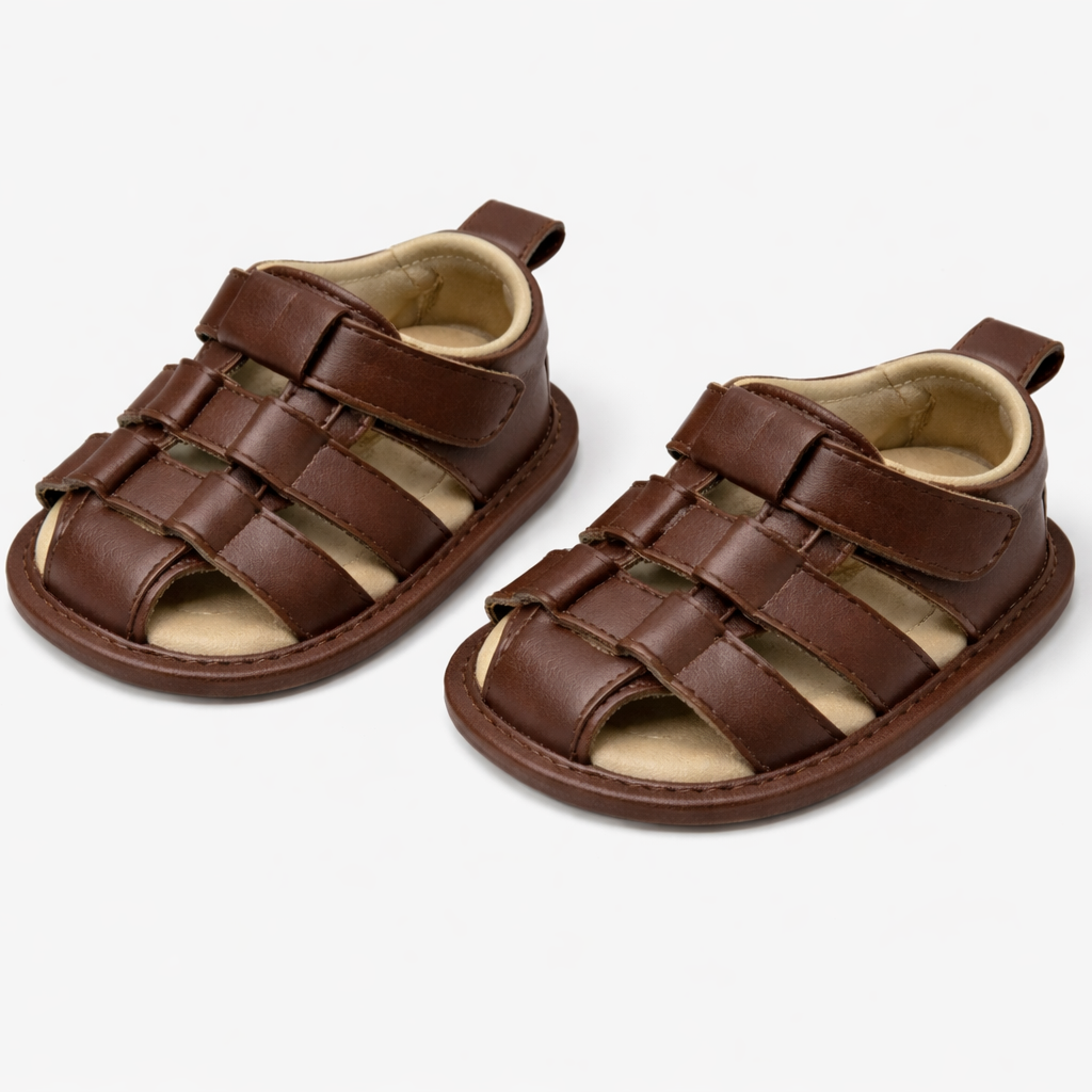 Little Duke Pre-Walker Sandals - Brown