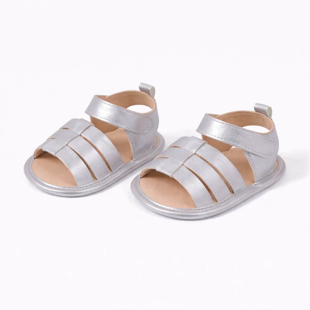 Little Walker Strap Sandals - Silver