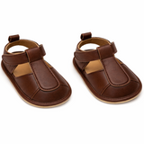 Little Luxe Brown Comfort Sandals
