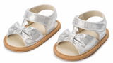 Little Princess Silver Comfort Sandals