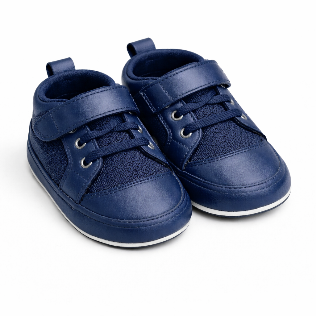 Classic Navy Blue Baby Shoes – Soft & Comfortable