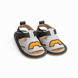 Little Champ Sport Sandals - White & Black
