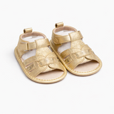 Golden Glow Baby Sandals