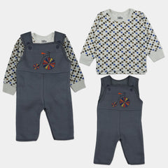 Little Cyclist Dungaree Set
