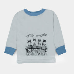 Blue Balloon Dungaree Set