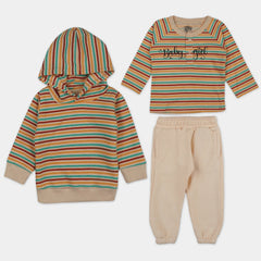 Rainbow Stripe Winter Set
