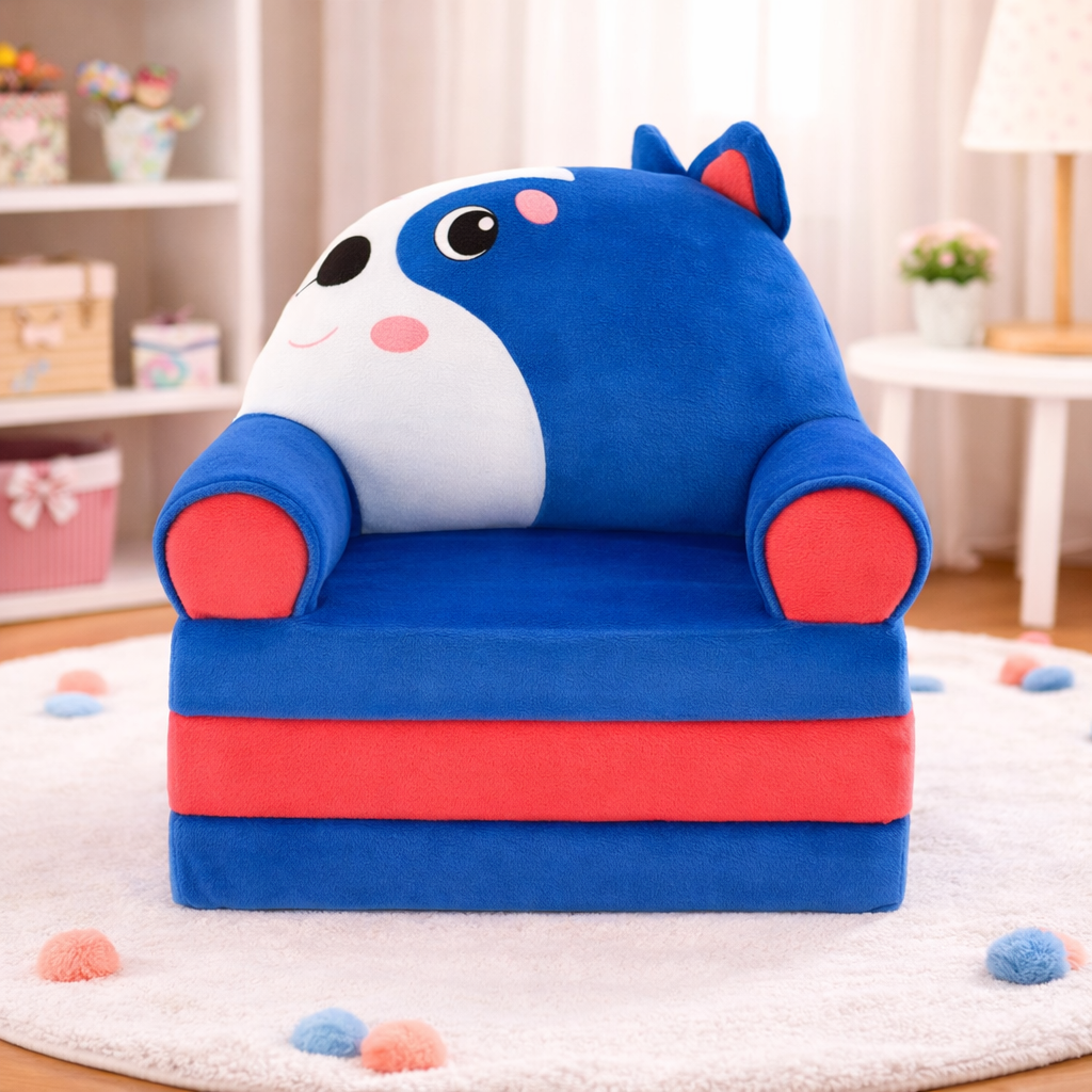 Adorable Kids Foldable Sofa Seat Coco Bear