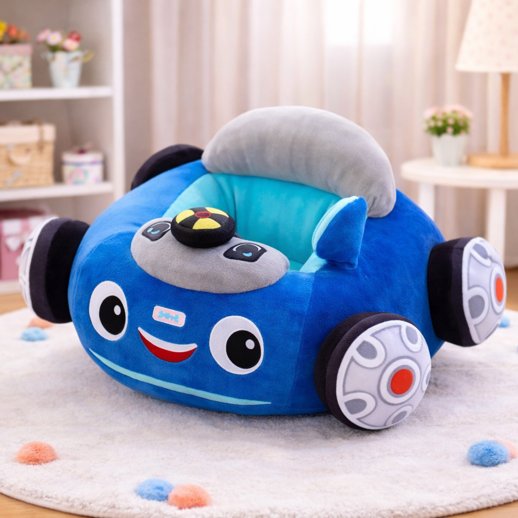 Racing Car Seat For Children - Blue