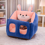 Chair Baby Sofa Seat Blue & Pink