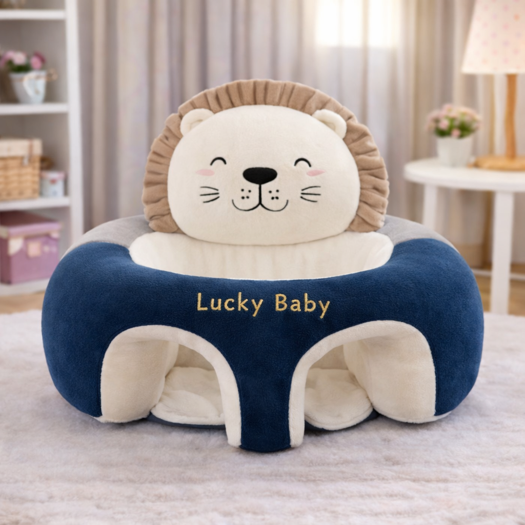 LION FLOOR SEAT - NAVY