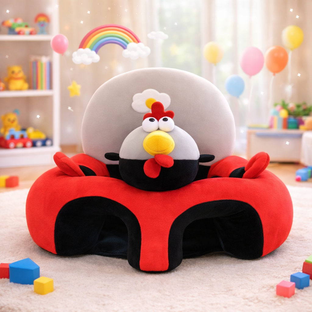 HEN FLOOR SEAT - RED