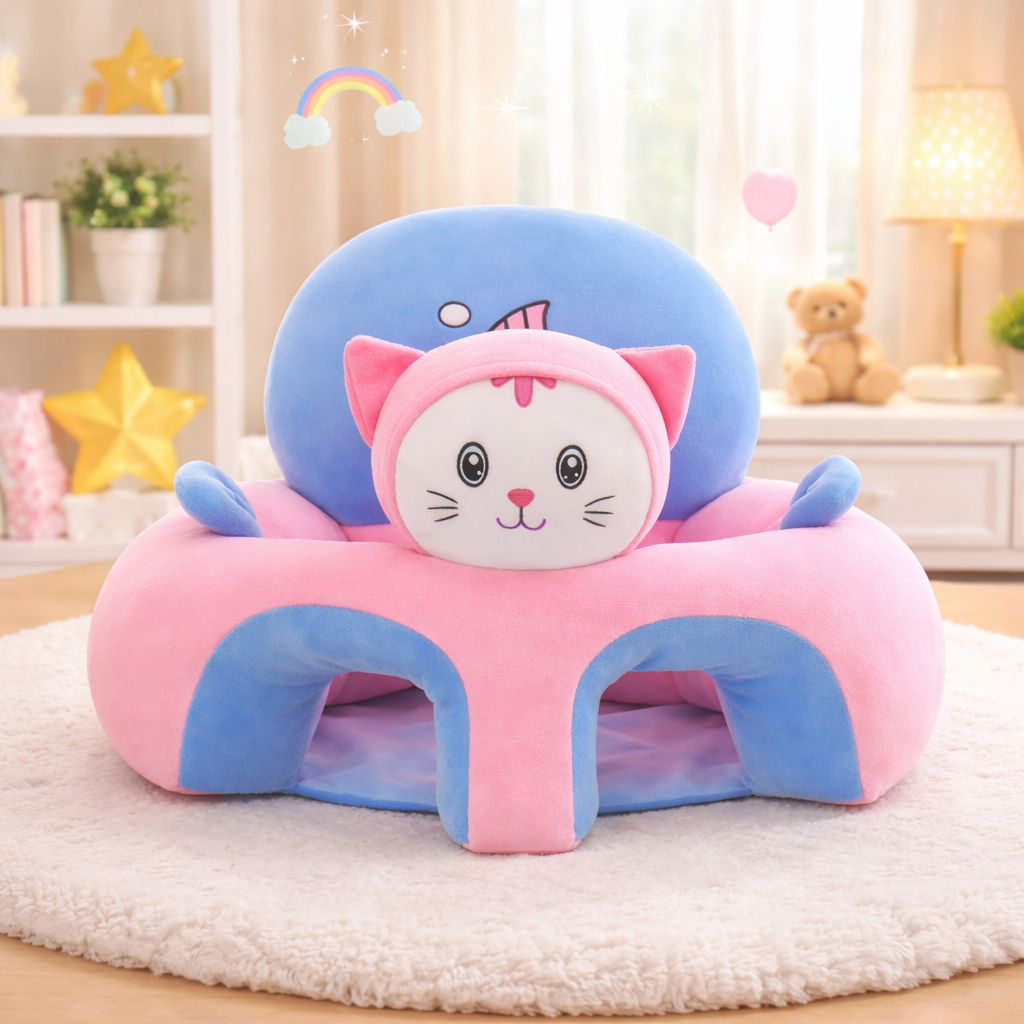 CAT FLOOR SEAT - PINK