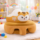 CHARACTER FLOOR SEAT - BROWN