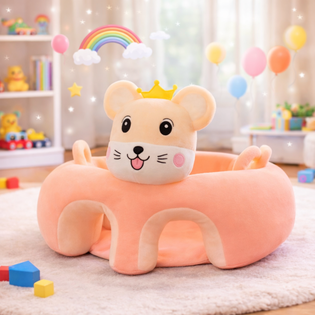 CARTOON FLOOR SEAT - PEACH