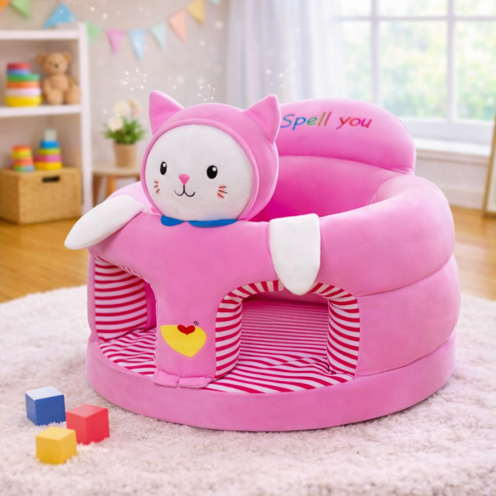 ROUND CARTOON SOFA - PINK