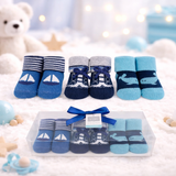 Baby 3-Pcs Booties Gift Set