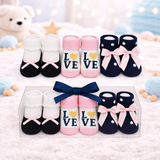 Baby 3-Pcs Booties Gift Set