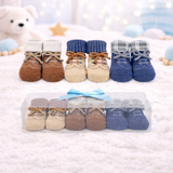 Baby 3-Pcs Booties Gift Set