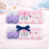 Baby 3-Pcs Booties Gift Set