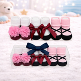 Baby 3-Pcs Booties Gift Set