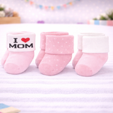 Infant Pack Of 3 Baby Socks - 0 TO 12 MONTH