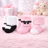 Infant Pack Of 3 Baby Socks - 0 TO 12 MONTH