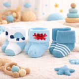 Infant Pack Of 3 Baby Socks - 0 TO 12 MONTH